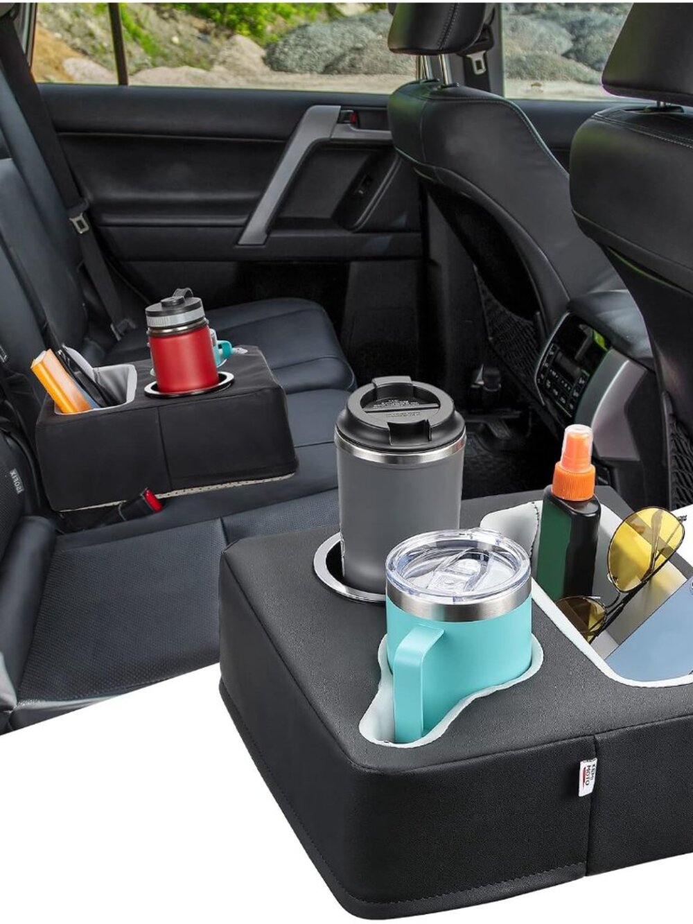 Car Cup Holder, Back Seat Organizer for Truck, RV